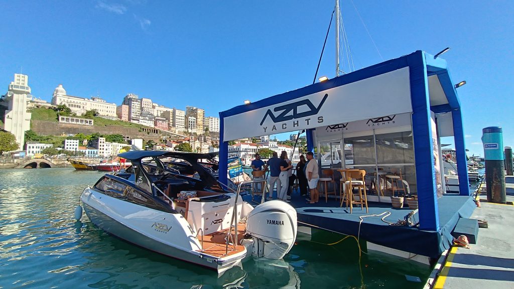 Azov Yachts oferece test drives no Barco Show Bahia 2025