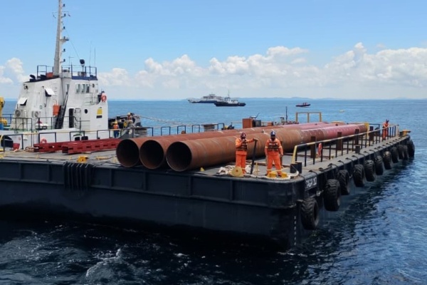 Ponte Salvador-Itaparica entra em nova fase com avanço das obras na Baía de Todos-os-Santos